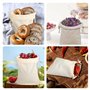 Cottonbag Sac en Coton 25 Pièces - Sacs en Coton - En Tissu avec Cordon de Serrage - Sacs de Rangement en Tissu pour Anniversair