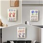Wandmontierte Vitrine mit Magnettür – 4-stöckige Sammlervitrine aus Acryl, 40 x 9,4 x 30 cm – Staubdichte Hängende Vitrine aus G