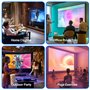 Qacpahucy Support de Projecteur Rotatif à 360° Support Mural en métal Ajustable Compatible avec Les vis de 1/4 Pouce, adapté pou