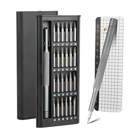 Set de Tournevis de Précision – Mini Set Outils avec Embouts Torx et Tri-Wing – 27 en 1 Outils de Réparation de Précision – Pour