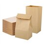 100 Pièces Sacs Sachets en Kraft - Marron Sacs Cadeaux - Petit Sac en Papier - Sac Papier Cadeau - Pochette Cadeau - Sacs Cadeau