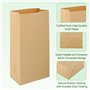 100 Pièces Sacs Sachets en Kraft - Marron Sacs Cadeaux - Petit Sac en Papier - Sac Papier Cadeau - Pochette Cadeau - Sacs Cadeau