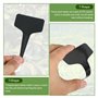 100 pièces Etiquette Jardin Extérieur - Étiquette en Plastique Imperméable pour Potager - Étiquettes de Plantes - Etiquetage Pot