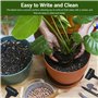 100 pièces Etiquette Jardin Extérieur - Étiquette en Plastique Imperméable pour Potager - Étiquettes de Plantes - Etiquetage Pot