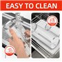 Lot de 2 Paniers à Barbecue Emboîtables - Acier Inoxydable 304 avec Poignée en Bois Amovible - Pour Légumes et Viandes - Accesso
