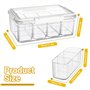 Boîte Rangement Cartes – Boîte Carteikarten Transparente avec Couvercle & Poignée – Rangement Cartes à Collectionner pour Bureau