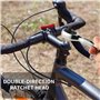 Kit Réparation Vélo – Outils Vélo Compact avec Clé à Cliquet, Dérive-Chaîne, Kit Crevaison Vélo & Outils VTT – Idéal pour Répara