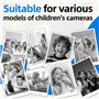 Papier thermique pour appareils photo instantanés pour enfants 25 Rouleaux Papier thermique pour Appareil Photo Enfant – Papier 
