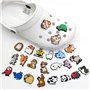 MLPKOI 49 Pièces Charmes de Chaussure, DéCorations De Chaussures De Dessin Animé, Breloque pour Sabots Sandales, pour Filles, Ga