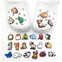 MLPKOI 49 Pièces Charmes de Chaussure, DéCorations De Chaussures De Dessin Animé, Breloque pour Sabots Sandales, pour Filles, Ga