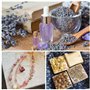 Xbessc 20 Pack Fleurs Séchées Fleur Sechee Naturelles pour Bougies Fleur Sechees Decoration Rose Jasmin Lavande Oeillet Magnolia