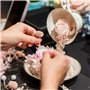 Fleurs Sechees Naturel Fleur Séchées Bougie Fleurs Séchées Resine Epoxy avec Pincettes pour Artisanat