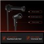 Merautop SJ Lot de 4 câbles d'allumage, bobine d'allumage, câbles d'allumage de rechange, pour Mondeo Fiesta Mk4 Focus Mk1 V50 A
