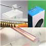 Onglets de Suspension Adhésifs Transparents,100 PCS Onglets Suspendus Adhésifs Plastique avec Trous Fendus Cintre Autocollant Au
