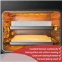 Cadre à Gâteau - Moule Réglable 28-53 x 18-32 x 10 cm - Acier Inoxydable - avec Séparateur, Cuisson Uniforme et Gâteaux à Étages