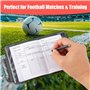 Windfromort Kit d'arbitre de football - Cartes d'arbitre de football et kit de schiri avec sifflet en métal et cordon tour de co