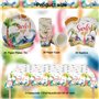 Vaisselle de fête de plage,61Pcs de Fête d'été Vaisselle de Fête Piscine de Plage Accessoires Assiette en papier serviette en pa