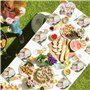 Vaisselle de fête de plage,61Pcs de Fête d'été Vaisselle de Fête Piscine de Plage Accessoires Assiette en papier serviette en pa