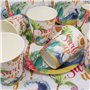 Vaisselle de fête de plage,61Pcs de Fête d'été Vaisselle de Fête Piscine de Plage Accessoires Assiette en papier serviette en pa
