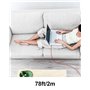 [2pcs 2m] 100W PD3.0 USB C à C Câble de charge rapide + 3.1A USB A vers C de nylon tressé charge rapide Câble pour iPhone 16 Pro
