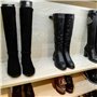 Bottines Embauchoir,Tianher 10 Morceaux Support de Chaussure Réutilisable en Forme de Botte Plastique Noir Embauchoir à Outils ​