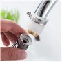 YDHfdc 360 Degrés Pivotant Aérateur de Robinet 2 Modes Réglable Robinet Cuisine Economiseur D'eau Pulvérisateur, pour Évier de C
