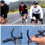 Poignée Sécurité Vélo Montagne Vtt Antidérapantes 2Pcs Extrémité Guidon Vélo Pour Plupart Vélos Guidon Vtt Poignée De Sécurité D