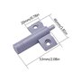 Jicyor 30PCS Amortisseurs de Portes D'armoires Gris Tampon Amortisseur+60PCS 14 * 4mm Visser pour Porte Armoire Tiroir Pare-choc