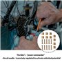 10 sets Olive et raccord pour frein hydraulique vélo, compatible BH90, kit de réparation durite frein à disque, insert connecteu