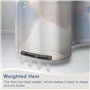 FeinKulturia Rideau de douche chat - 180 x 200 cm - Épais - Lavable - Anti-moisissure - Imperméable - Motif amusant - Rideau de 