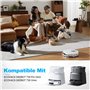 lompyeu Kit d'accessoires 24 pièces pour ECOVACS DEEBOT T30 PRO OMNI / T30 OMNI Aspirateur Robot，1 Brosse Principale,1 petite br
