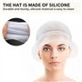 Bonnet Meches Cheveux,Pinceau Coloration Teinture Meche Balayage Crochet Pinceaux de Avec Mèches et Mèche à Kit Femme Douche Cou