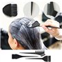 Bonnet Meches Cheveux,Pinceau Coloration Teinture Meche Balayage Crochet Pinceaux de Avec Mèches et Mèche à Kit Femme Douche Cou