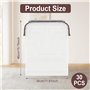 UZSUZZ Sac à Chaussures de Voyage，30 Pièces Housse de Protection pour Sac de Rangement Housses Chaussures Sac à Cordon Anti-Pous