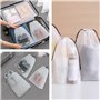 UZSUZZ Sac à Chaussures de Voyage，30 Pièces Housse de Protection pour Sac de Rangement Housses Chaussures Sac à Cordon Anti-Pous