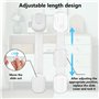 UZSUZZ 12 Pièces Securite Placard Enfant Bloc Porte Securite Bebe Réglable Bloc Tiroir Securite Bebe pour Loquets et Frigo Armoi