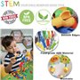 Jouets De Construction STEM pour Enfants, Kit De 125 blocs De Construction Dducatifs, Ensemble De l'ingénierie De La Constructio
