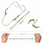 Lunettes Sangle avec Crochets Oreille Silicone Anti Slip Sports Bande Cordon pour Enfant Ado Homme Femme Multicolore 6 Pièces