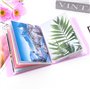 Briartw Album A6 pour ranger des autocollants et des photos avec 40 pages, matériau PP, poches intérieures transparentes, compac