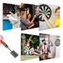 TNEDFOD 6 Pcs Aiguiseur de Fléchettes, Accessoires Flechette, pour Fléchettes en Acier, 2.5 x 1.5 x 0.6cm Fléchettes Outil D'ent