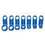 Hsthe Sea 7 pièces Ensemble d'outils de déconnexion de ligne CA des véhicules Outil de suppression de conduite de carburant Outi