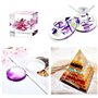 CENPEK Fleurs pressées séchées Fleurs séchées Naturelles Fleurs pressées réelles Fleurs séchées colorées pour Bijoux en résine N