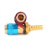 CENPEK Lot de 2 raccords rapides à refroidissement à eau et à gaz pour chalumeau de soudage TIG PTA DB SR WP 9 17 18 26