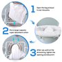 Sacs Chaises Percées: 40 Pièces Sacs De Chaise Percée Et Coussinets Absorbants, Sac Adulte Toilette Sèche, Doublures De Chaise P