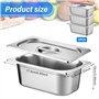 Bac Inox Alimentaire Avec Couvercle