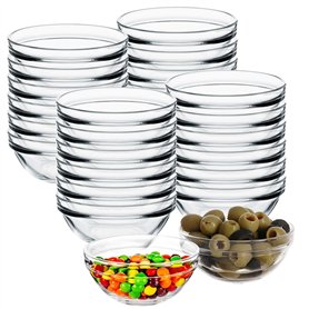 PORFOYO 20 Pièces Bol En Verre 7