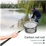 Épuisette De Pêche Télescopique Filet De Pêche Filet Pêche Pliable Extens