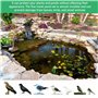 2 Pièces Filet Anti Oiseaux 15x7,5 M Filet Protection Oiseaux, Voliere File pour Oiseaux Filet Poules Protection Contre Les Oise