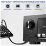 6 Pack Cable XLR, Câble Microphone XLR Male Femelle Symétrique DMX Plug Audio Connector 3 Pin Pour Les Enregistrement Studio (2M