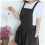 Lot de 2 Tablier Japonais Femme, Tablier Coton et Lin Réglable, Tabliers de Cuisine Souples pour Cuisine, Jardinage, Fleuriste